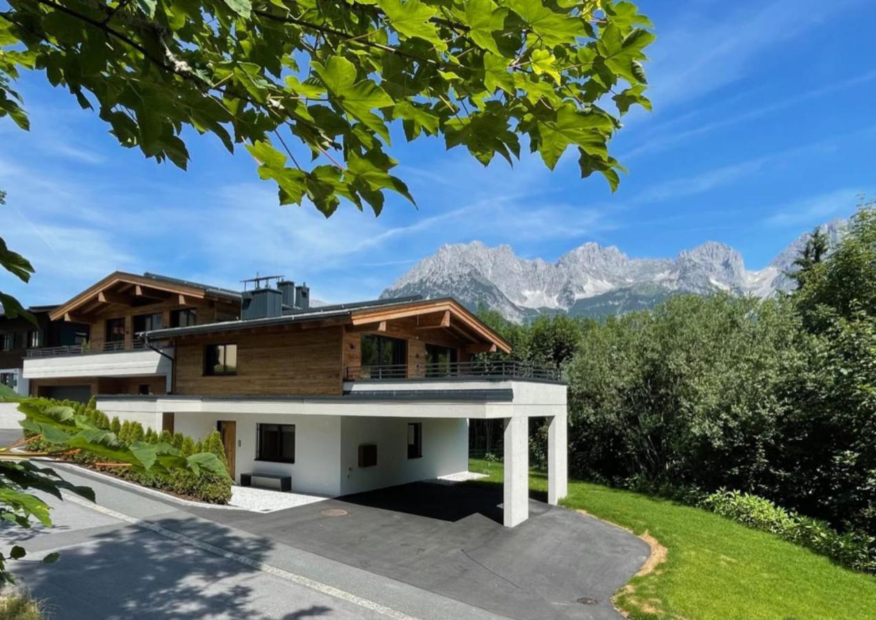 Geniessen Sie Bergblick & Sauna Im Modernen Chalet Going am Wilden Kaiser Exterior photo